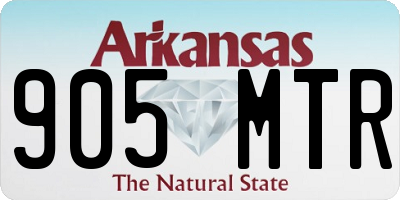 AR license plate 905MTR