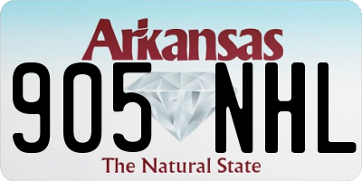 AR license plate 905NHL