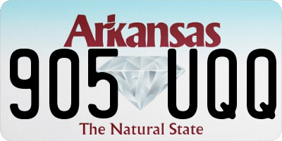 AR license plate 905UQQ