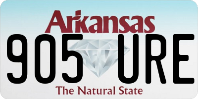 AR license plate 905URE