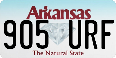 AR license plate 905URF