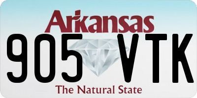 AR license plate 905VTK