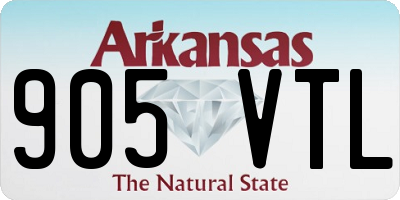 AR license plate 905VTL