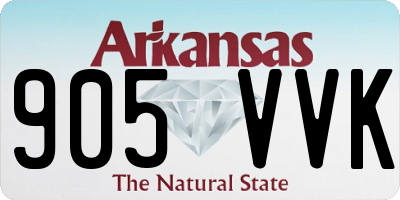 AR license plate 905VVK