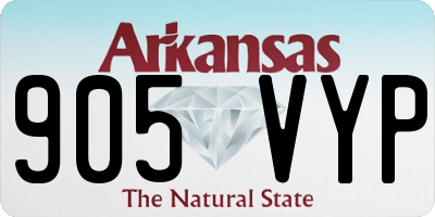 AR license plate 905VYP