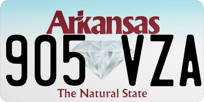 AR license plate 905VZA