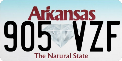 AR license plate 905VZF
