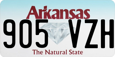 AR license plate 905VZH