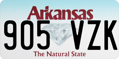 AR license plate 905VZK