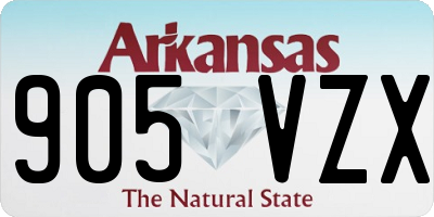 AR license plate 905VZX