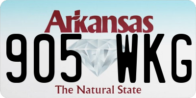 AR license plate 905WKG