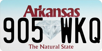 AR license plate 905WKQ