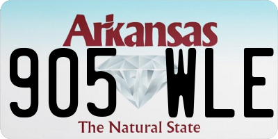 AR license plate 905WLE