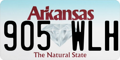 AR license plate 905WLH