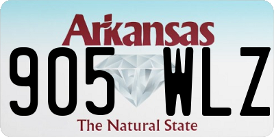AR license plate 905WLZ