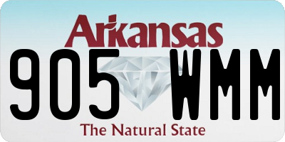 AR license plate 905WMM
