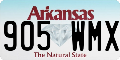 AR license plate 905WMX