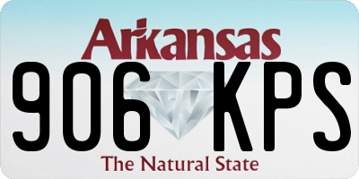 AR license plate 906KPS