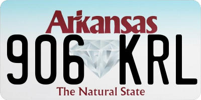 AR license plate 906KRL