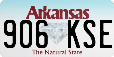 AR license plate 906KSE