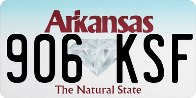 AR license plate 906KSF