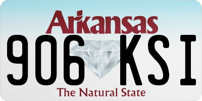 AR license plate 906KSI