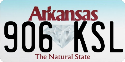 AR license plate 906KSL