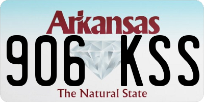 AR license plate 906KSS
