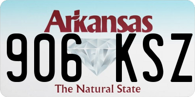 AR license plate 906KSZ