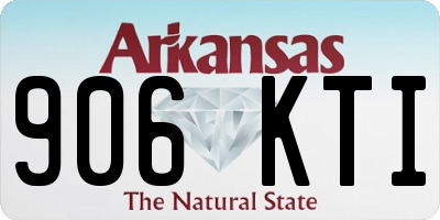 AR license plate 906KTI