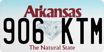 AR license plate 906KTM