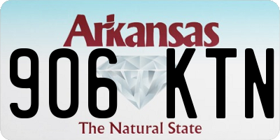 AR license plate 906KTN