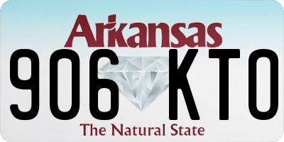 AR license plate 906KTO