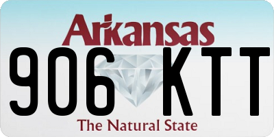 AR license plate 906KTT