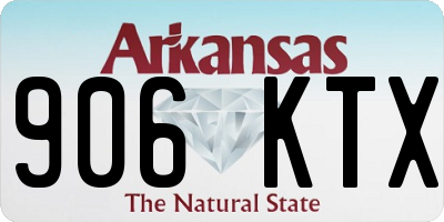 AR license plate 906KTX