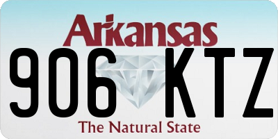 AR license plate 906KTZ