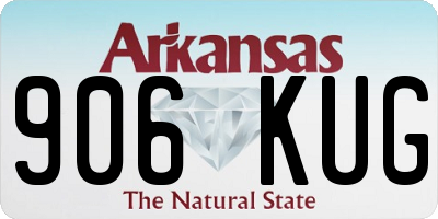 AR license plate 906KUG