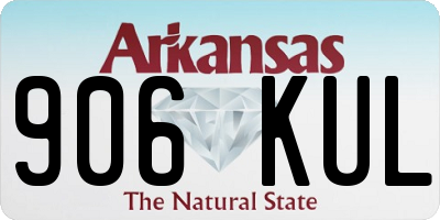 AR license plate 906KUL