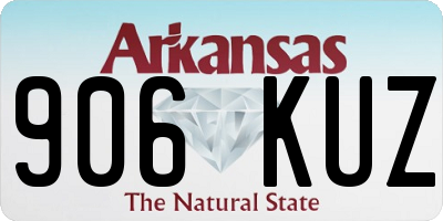 AR license plate 906KUZ