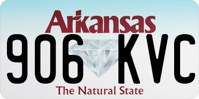 AR license plate 906KVC