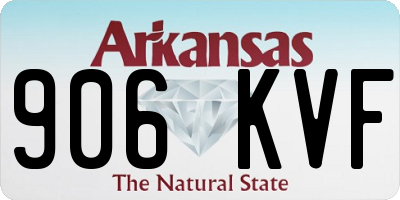 AR license plate 906KVF