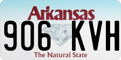 AR license plate 906KVH