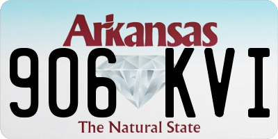AR license plate 906KVI