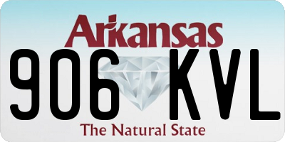AR license plate 906KVL