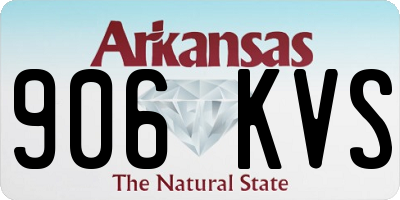 AR license plate 906KVS