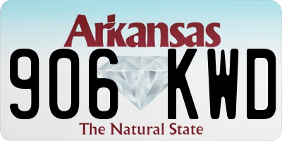 AR license plate 906KWD