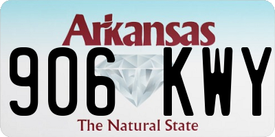 AR license plate 906KWY