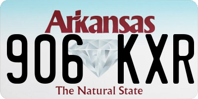 AR license plate 906KXR