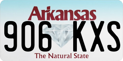 AR license plate 906KXS