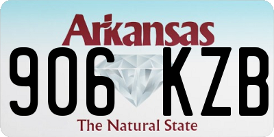 AR license plate 906KZB